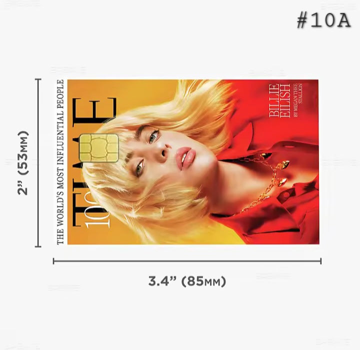 Billie Eilish Bank Card Graphic Film