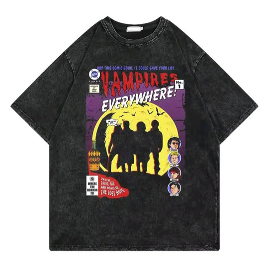 The Lost Boys washed comic tee